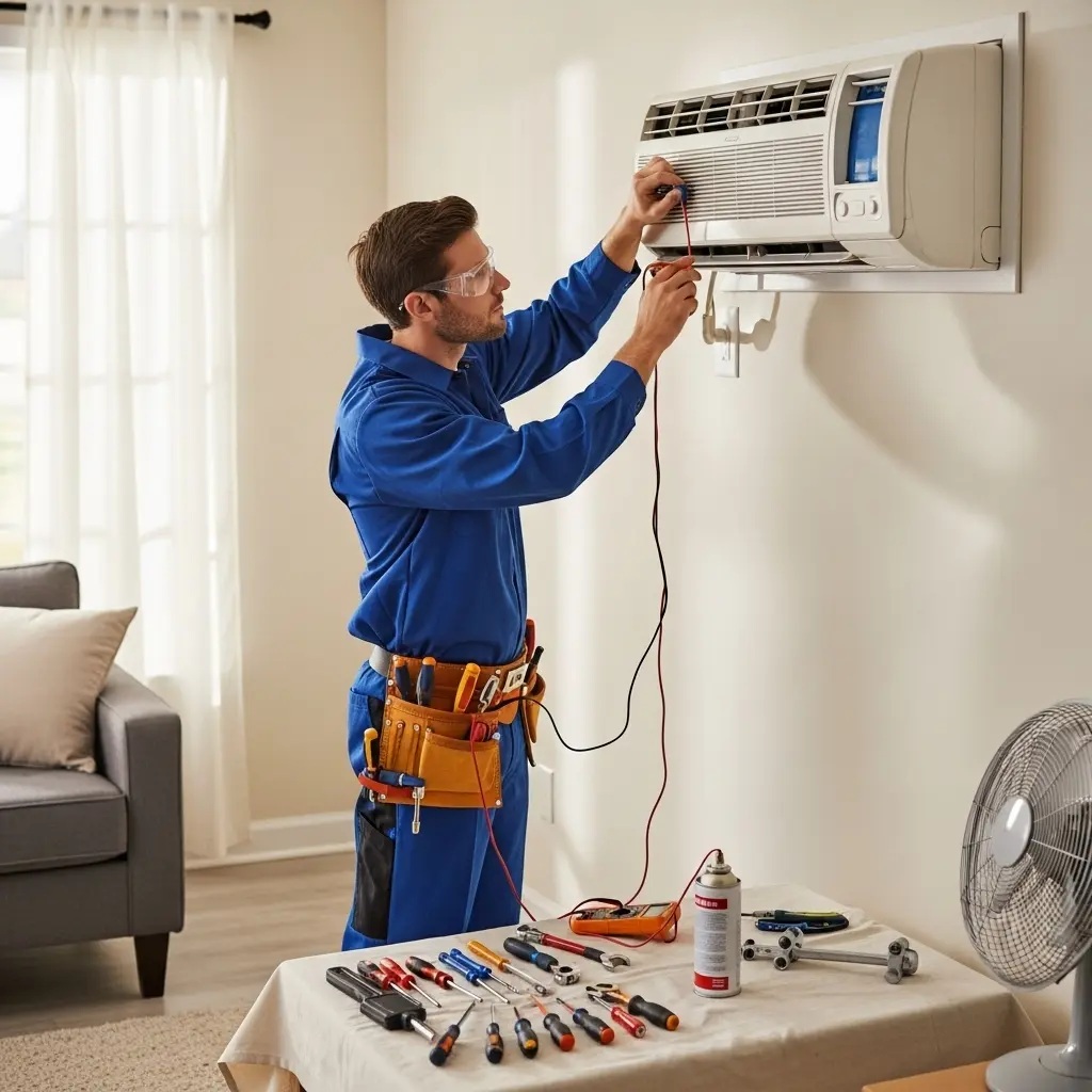Kızılcahamam Goodman Goodman klima gaz dolumu ve bakım – Enerji verimliliği artırıldı. - Teknik servis örneği